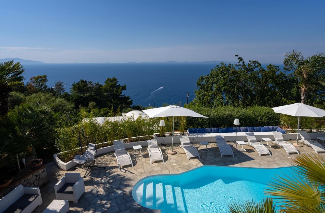 Capri Blue Luxury Villa Le Tre Monelle 아나카프리 외부 사진